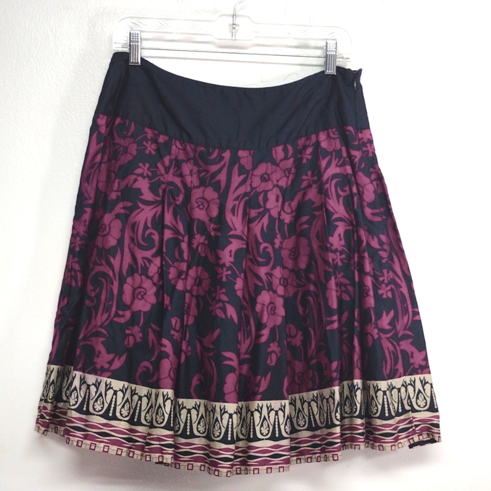 Austin Clothing Co. Pleated Skirt Size 6 Jewel Tones